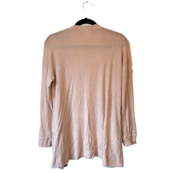 Soma Women's Light Blush Fuzzy Cardigan Size M - Picture 2 of 5
